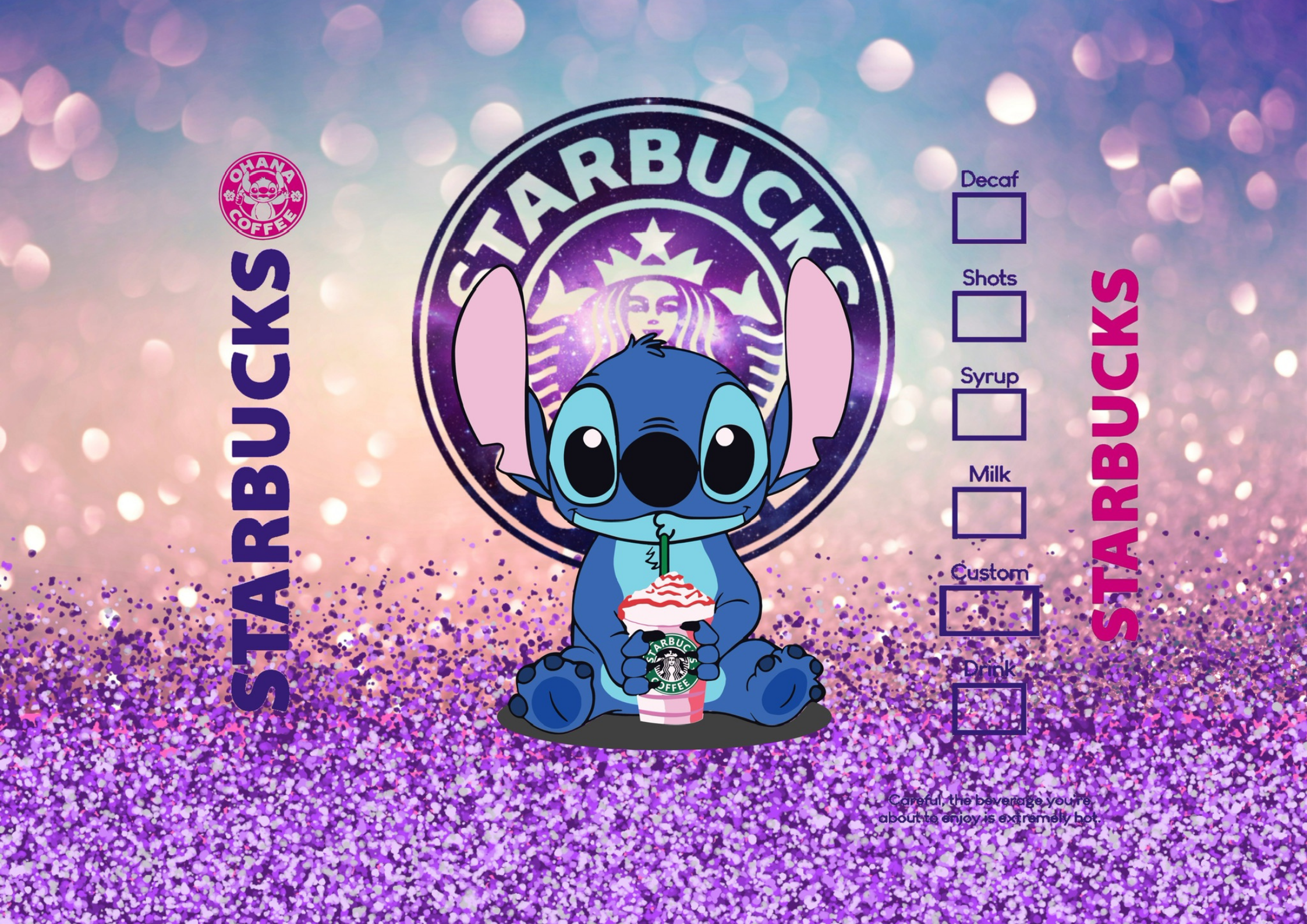 Starbucks, Other, Stitch Starbucks Cup