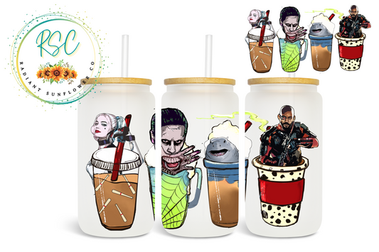 Suicide Squad Drink Sublimation Print