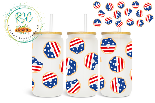 4th of July Donuts Sublimation Print