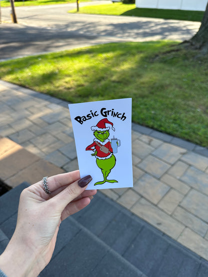 Basic Grinch Vinyl Decal