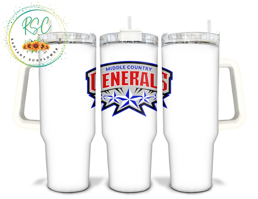 Middle Country Generals 40 Oz Tumbler