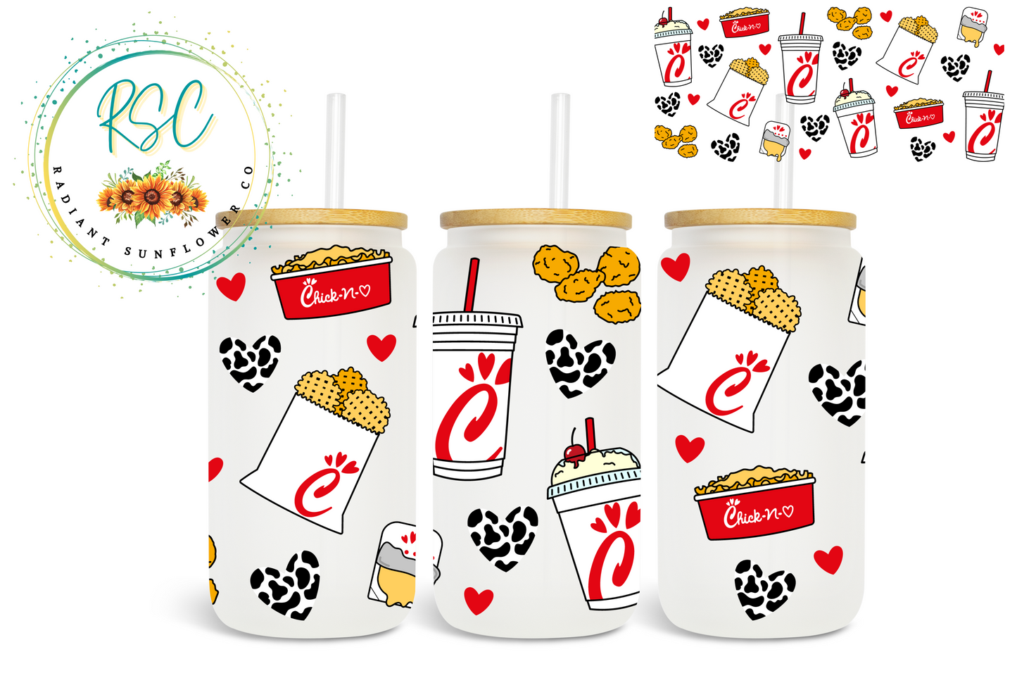 Chick-fil-A Sublimation Print