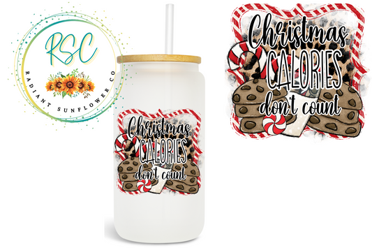 Christmas Calories don't count Sublimation Print