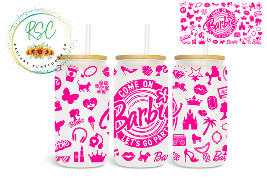 Come On Barbie Let's Go Party Sublimation Print