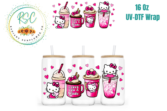 Hello Kitty Coffee UV-DTF