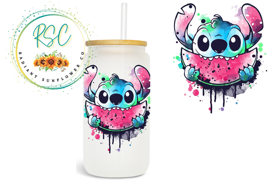 Stitch Watermelon Sublimation Print