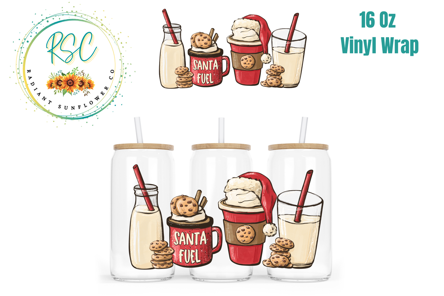 Santa Fuel Coffee Vinyl Wrap