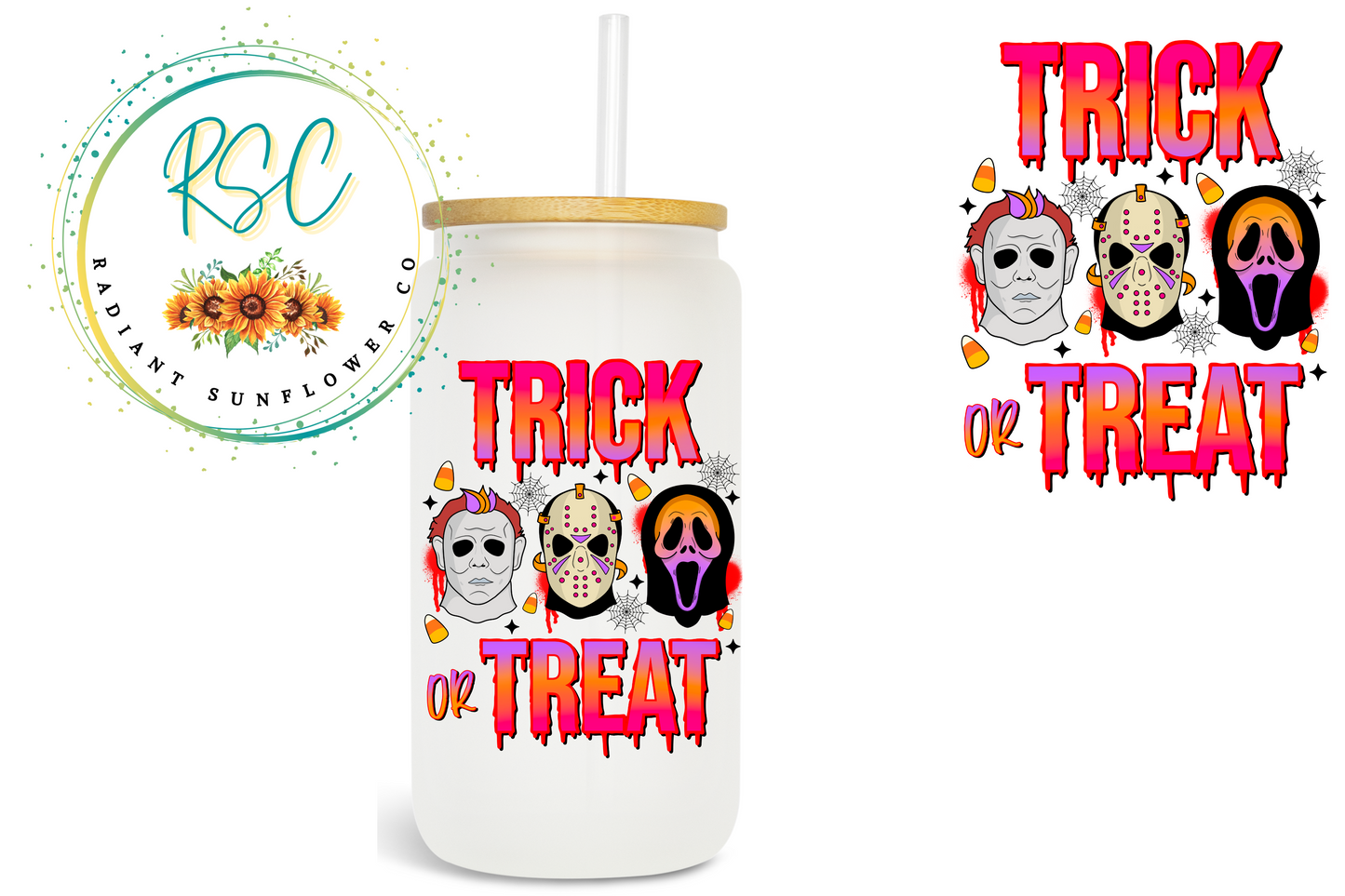 Trick or Treat Horror Sublimation Print