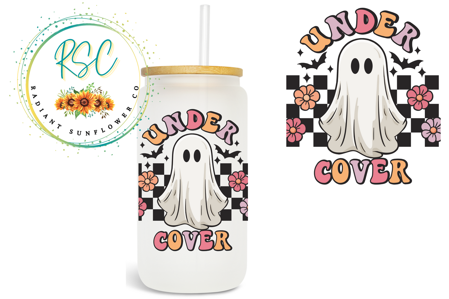 Under Cover Ghost Sublimation Print