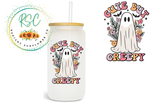 Cute but creepy ghost Sublimation Print