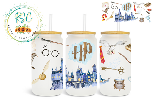 Harry Potter Beer Can Glass