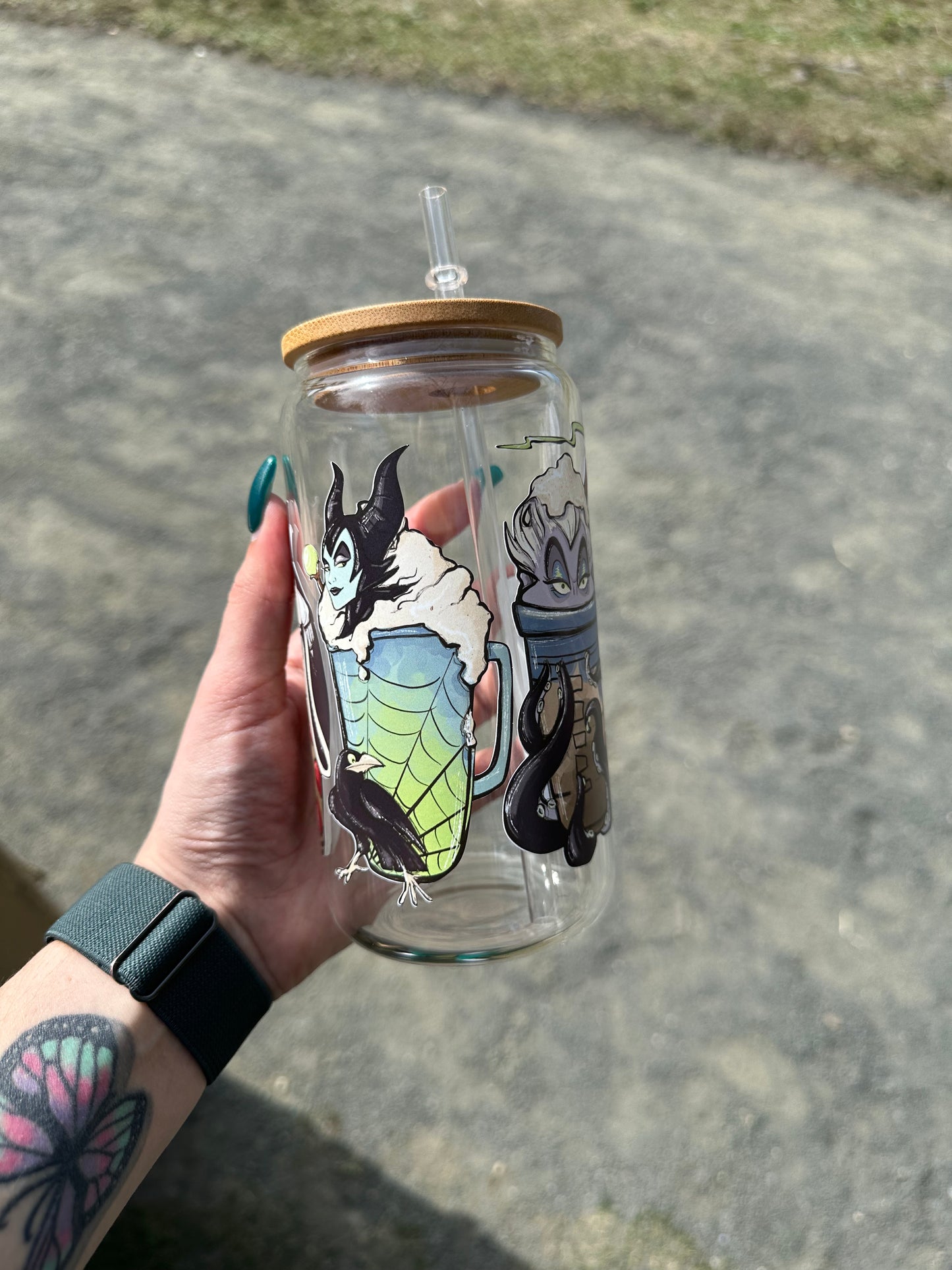 Villains Coffee Beer Can Glass