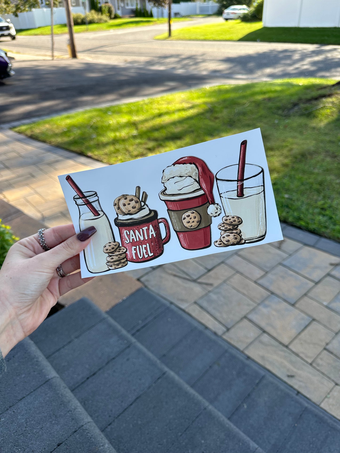 Santa Fuel Coffee Vinyl Wrap