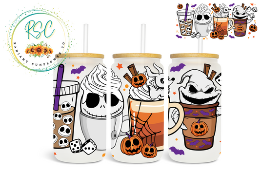 Nightmare Spooky Drink Sublimation Print