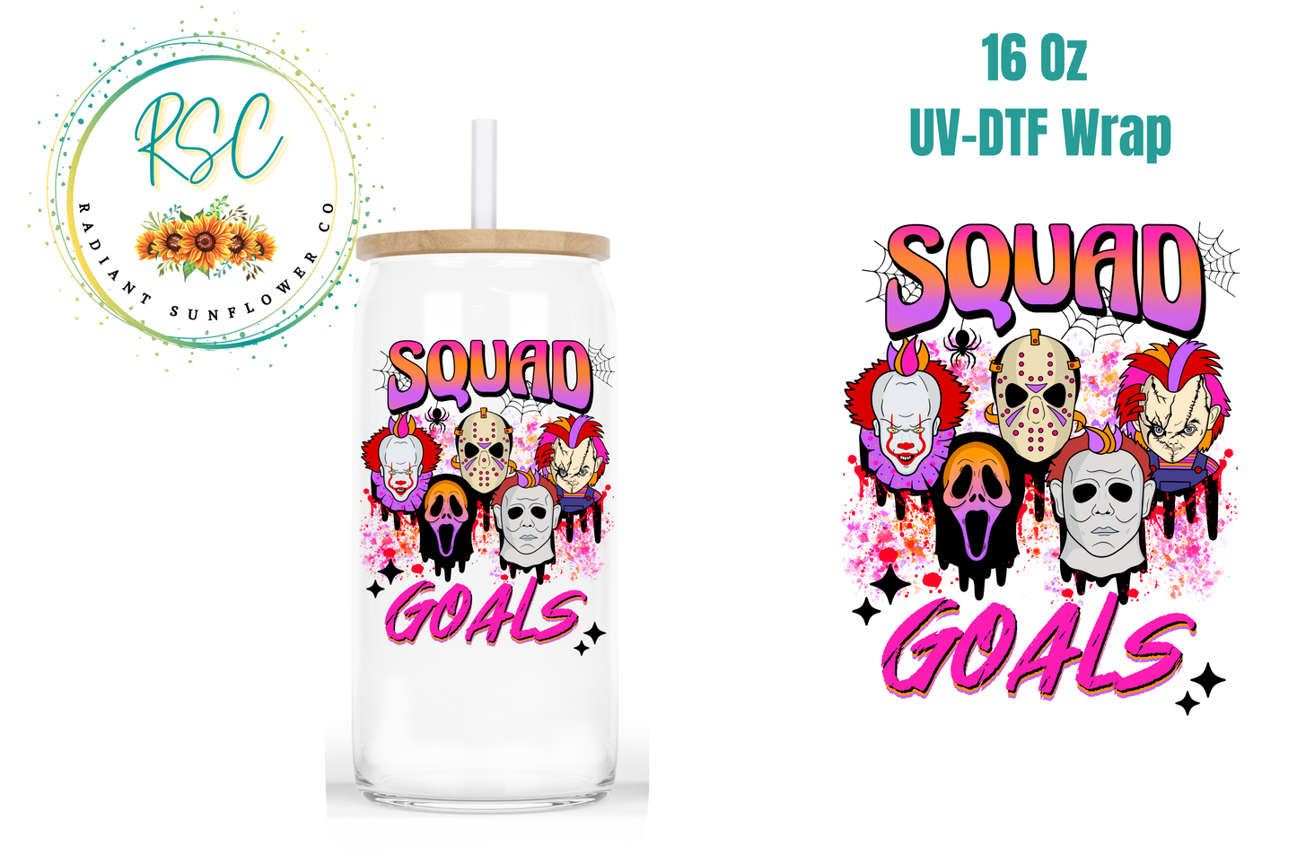 Squad Goals Horror UV-DTF