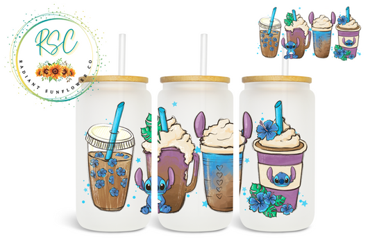 Stitch Coffee Sublimation Print