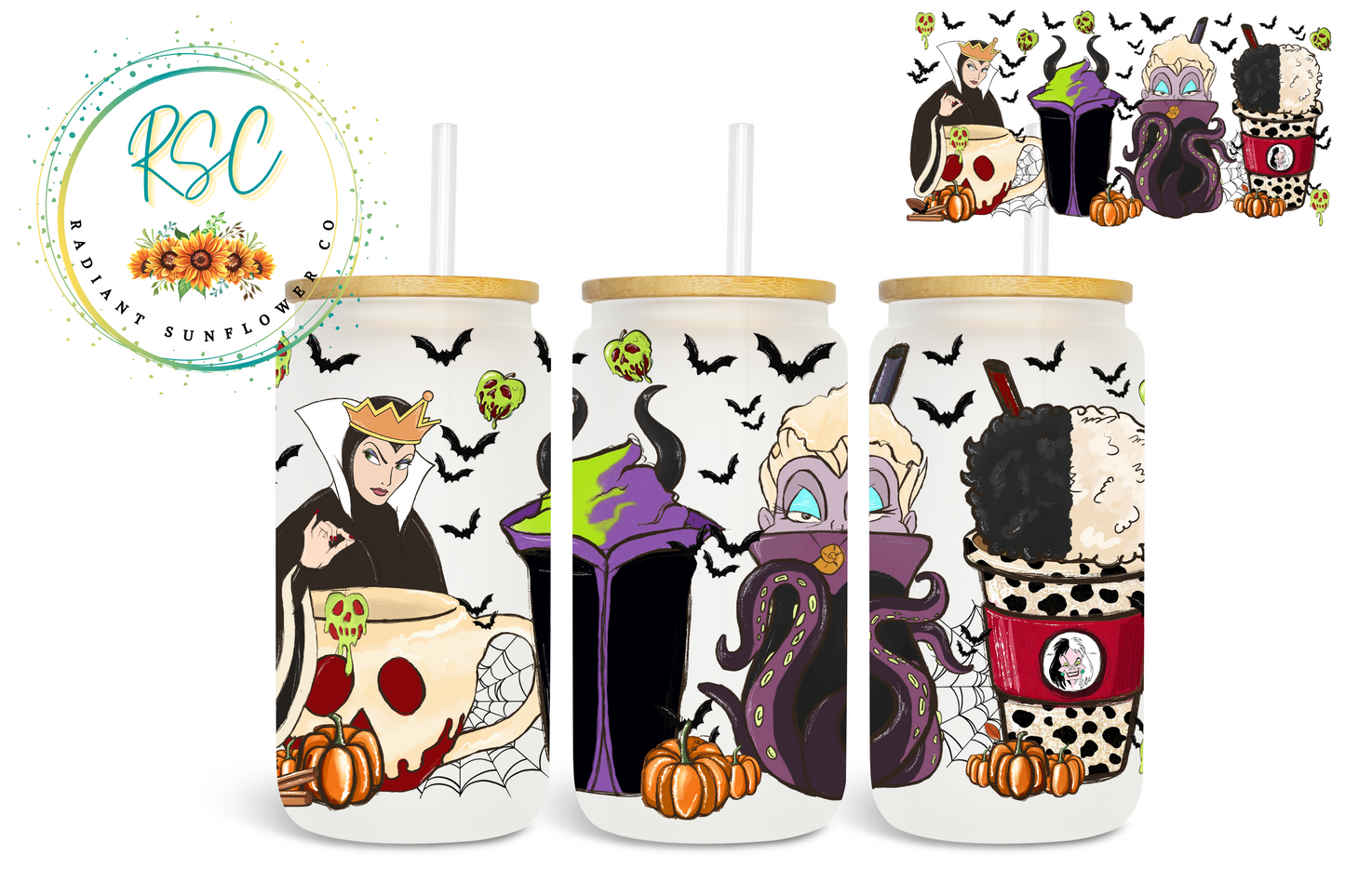 Villains Drink Sublimation Print