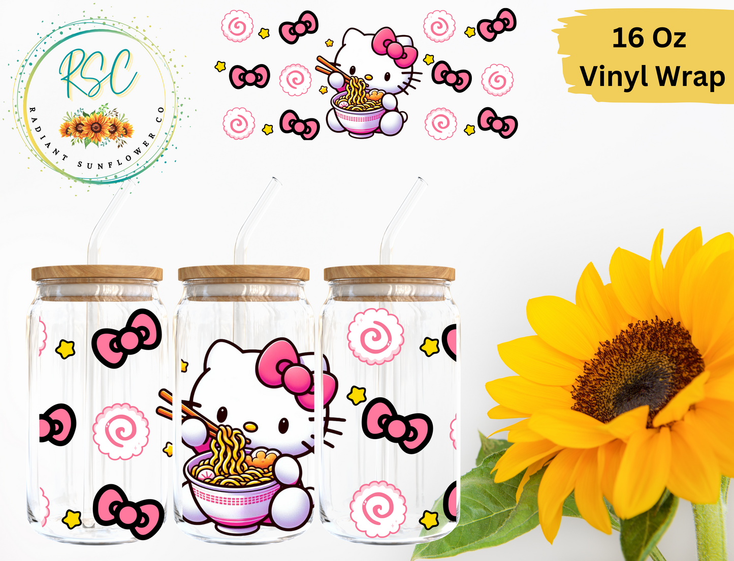 Hello Kitty Noodles Vinyl Wrap