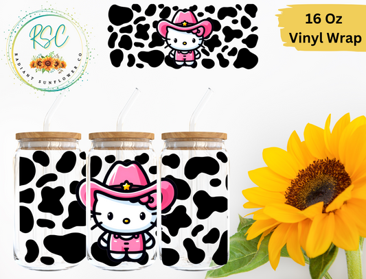 Cowgirl Hello Kitty Vinyl Wrap