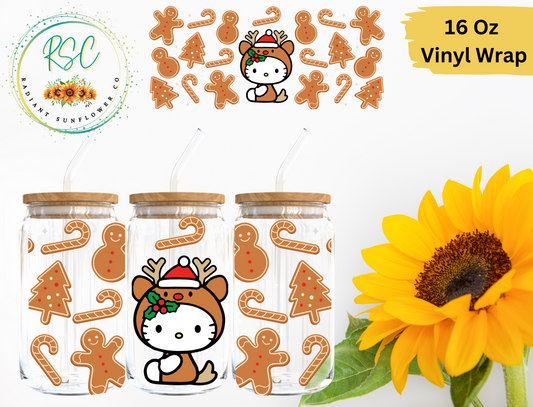 Hello Kitty Gingerbread Vinyl Wrap