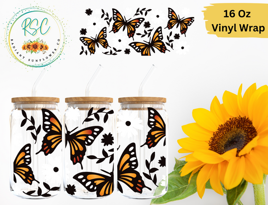 Monarch Butterflies Vinyl Wrap