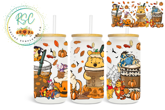 Winnie the Pooh Halloween Costume Coffee Sublimation Print