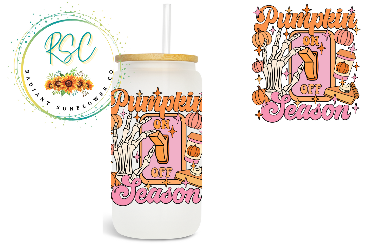 Pumpkin Season On Switch Sublimation Print