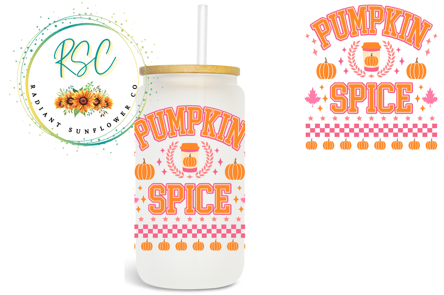 Pumpkin Spice Sublimation Print