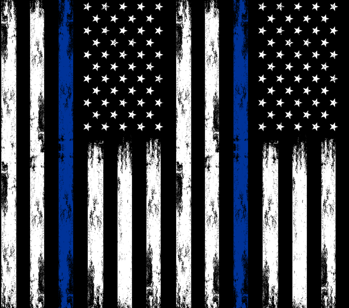 Police Back the Blue Sublimation Print