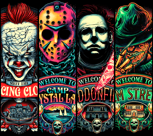 Horror Movies 1 Sublimation Print