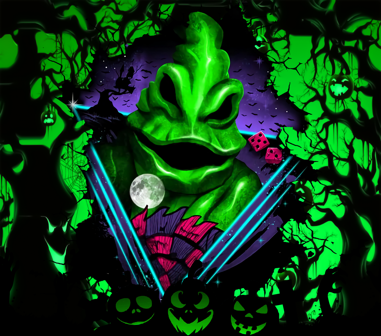 Oogie Boogie Sublimation Print