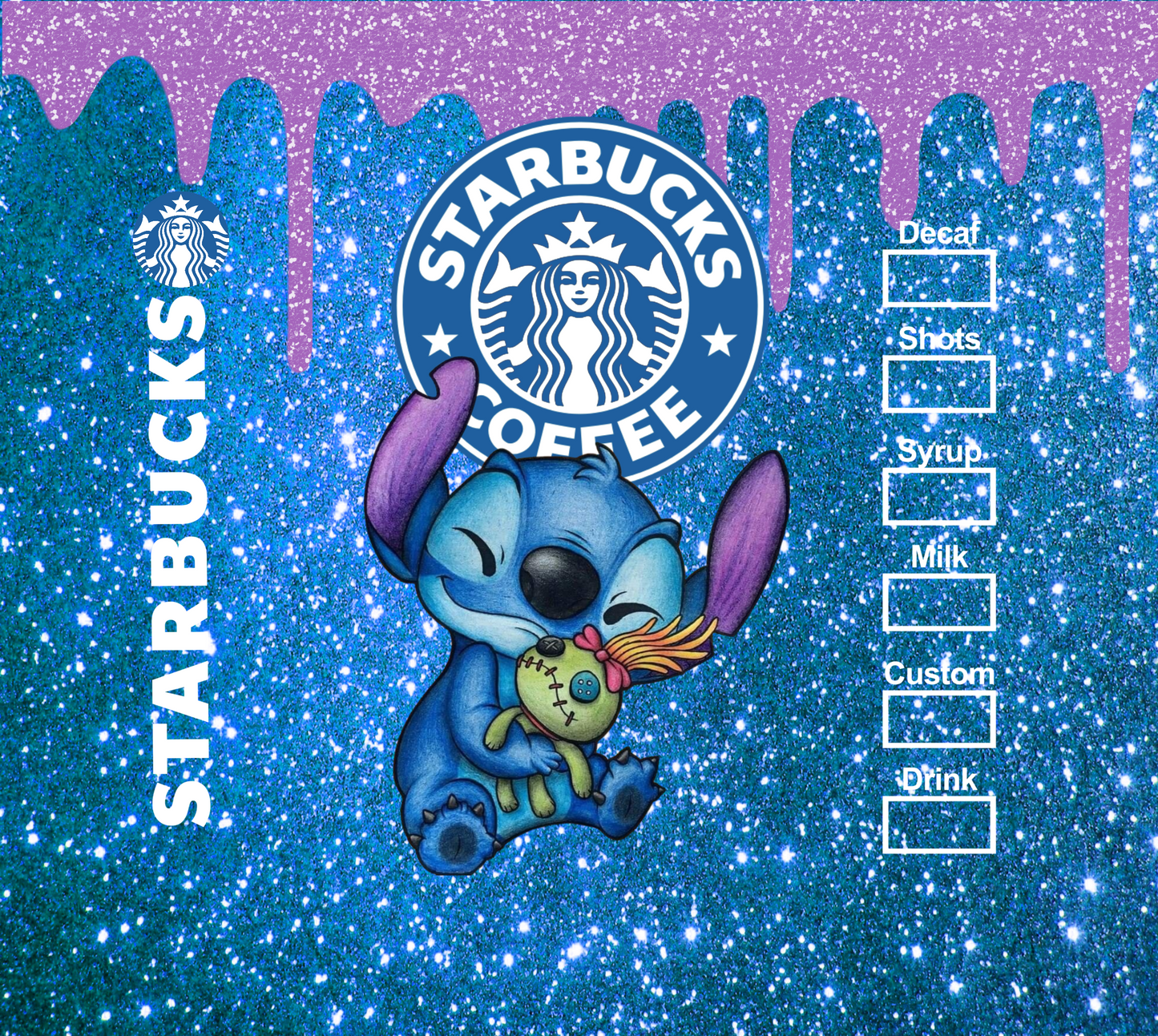 Stitch & Scrump Starbucks Sublimation Print