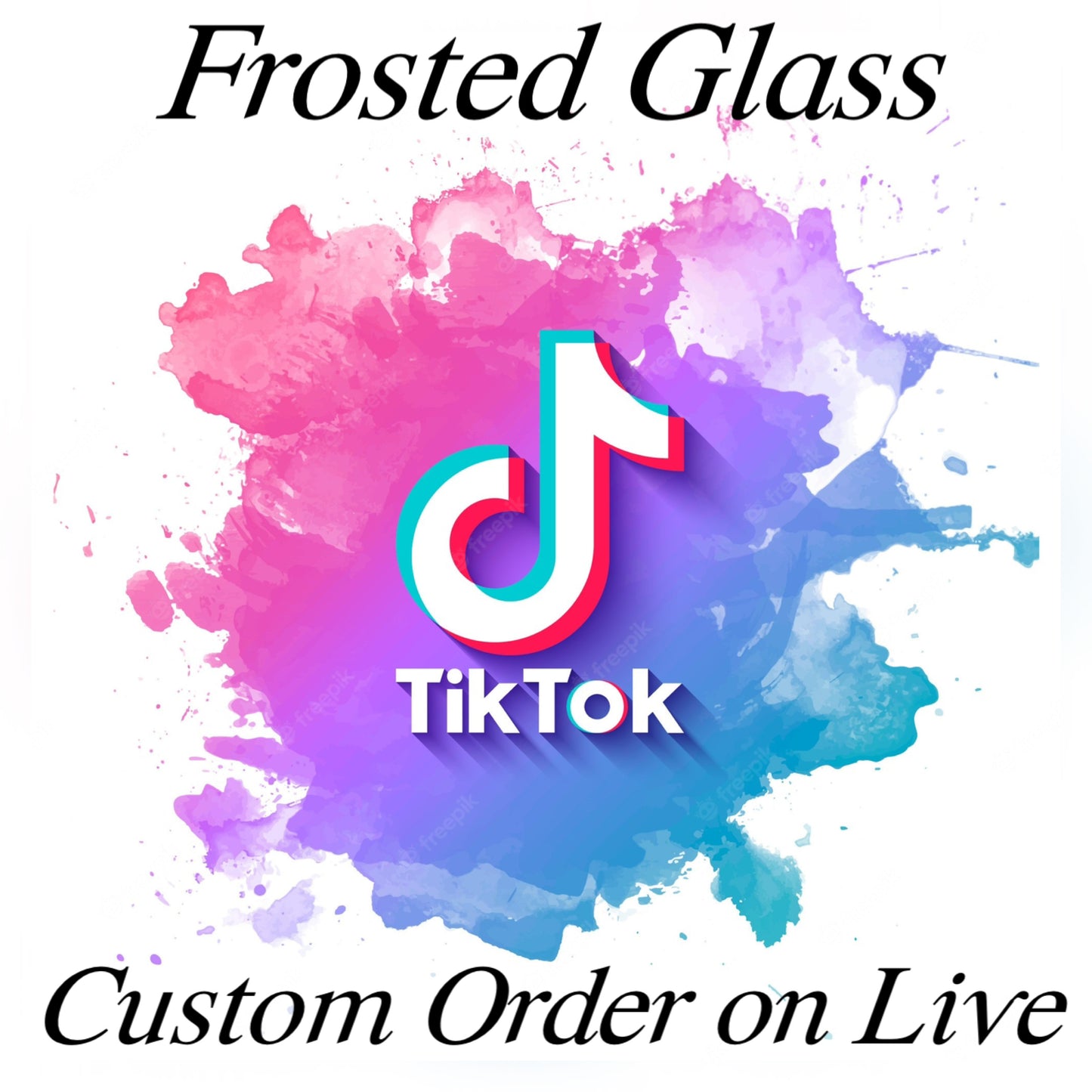 Tiktok Live Order 16 oz Frosted Beer Can Glass