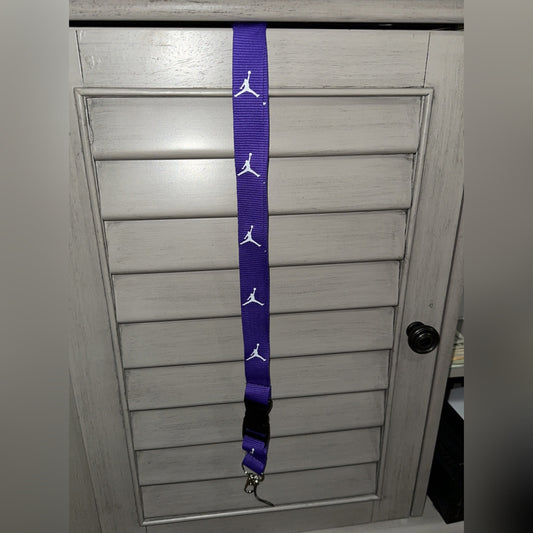 Purple Jordan Lanyard